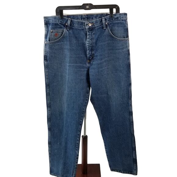 Wrangler 20X Denim Blue Jeans Vintage USA Size 38 x 32 - Picture 1 of 3